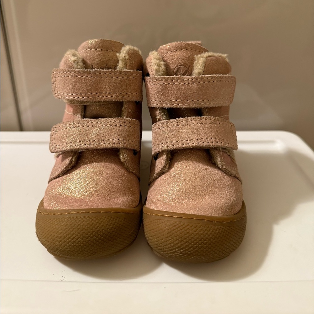 Naturino Pink and Brown Kids Boots
